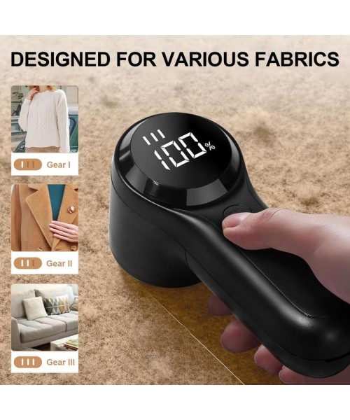 Electric Lint Remover with Brush, Portable Fabric Shaver, 3-speed Sweater Shaver, Small Carpet Cleaner, Durable Lint Remover Shaver for Socks/Sweaters/Coats/Bedding Sets Electric Lint Remover with Brush, Portable Fabric Shaver, 3-speed Sweater Shaver, Small Carpet Cleaner, Durable Lint Remover Shaver for Socks/Sweaters/Coats/Bedding Sets