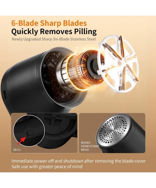 Electric Lint Remover with Brush, Portable Fabric Shaver, 3-speed Sweater Shaver, Small Carpet Cleaner, Durable Lint Remover Shaver for Socks/Sweaters/Coats/Bedding Sets Electric Lint Remover with Brush, Portable Fabric Shaver, 3-speed Sweater Shaver, Small Carpet Cleaner, Durable Lint Remover Shaver for Socks/Sweaters/Coats/Bedding Sets