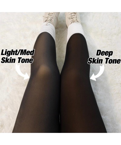 Fleece Lined Tights Womenswear Size XS - XXL Thermal Winter Basic Leggings Thick Semi-Transparent Underwear Pantyhose Closed Foot Available in Light Mid Deep Skin Tone Fleece Lined Tights Womenswear Size XS - XXL Thermal Winter Basic Leggings Thick Semi-Transparent Underwear Pantyhose Closed Foot Available in Light Mid Deep Skin Tone