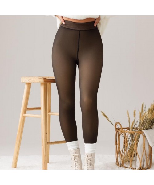 Fleece Lined Tights Womenswear Size XS - XXL Thermal Winter Basic Leggings Thick Semi-Transparent Underwear Pantyhose Closed Foot Available in Light Mid Deep Skin Tone Fleece Lined Tights Womenswear Size XS - XXL Thermal Winter Basic Leggings Thick Semi-Transparent Underwear Pantyhose Closed Foot Available in Light Mid Deep Skin Tone