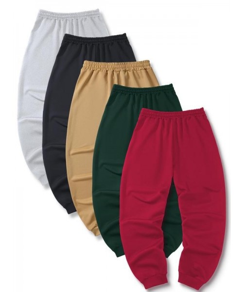 Men's Solid Drawstring Waist Jogger Pants, Casual Comfy Pocket Sweatpants for Spring & Fall, Men's Trousers for Daily Wear