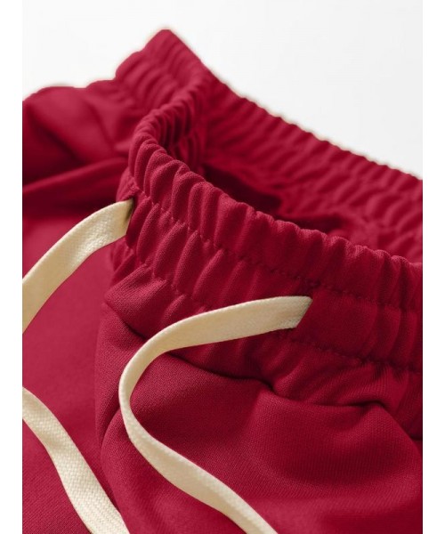 Men's Solid Drawstring Waist Jogger Pants, Casual Comfy Pocket Sweatpants for Spring & Fall, Men's Trousers for Daily Wear