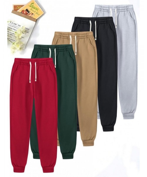 Men's Solid Drawstring Waist Jogger Pants, Casual Comfy Pocket Sweatpants for Spring & Fall, Men's Trousers for Daily Wear