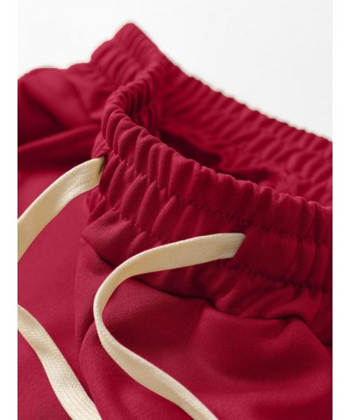 Men's Solid Drawstring Waist Jogger Pants, Casual Comfy Pocket Sweatpants for Spring & Fall, Men's Trousers for Daily Wear