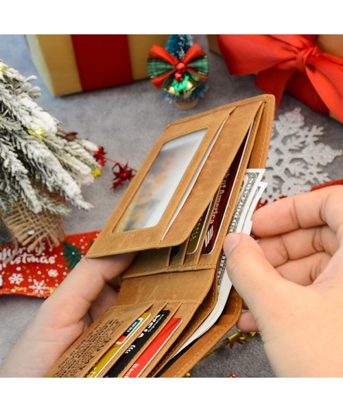 Christmas 2024-Mom to Son Wallet-Engraved Wallet For Son-Wallet for Son From Mom & Dad-Leather Wallet-Mens Wallet-Christmas Gift-Birthday Gift-Gift For Son Cannot Be Customized card holder RFID Blocking Bifold Wallet black lightweight durable classic