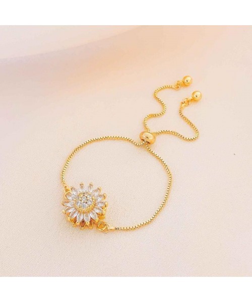 Spinning Sunflower Bracelet for Women – A Calming and Relaxing Accessory