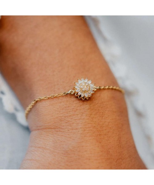 Spinning Sunflower Bracelet for Women – A Calming and Relaxing Accessory