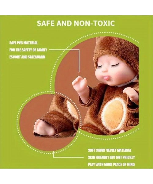 6pcs/set Mini Animal & Insect Shaped Cute Reborn Doll, Sleepy Doll, Children's Toy Gift Box 6pcs/set Mini Animal & Insect Shaped Cute Reborn Doll, Sleepy Doll, Children's Toy Gift Box
