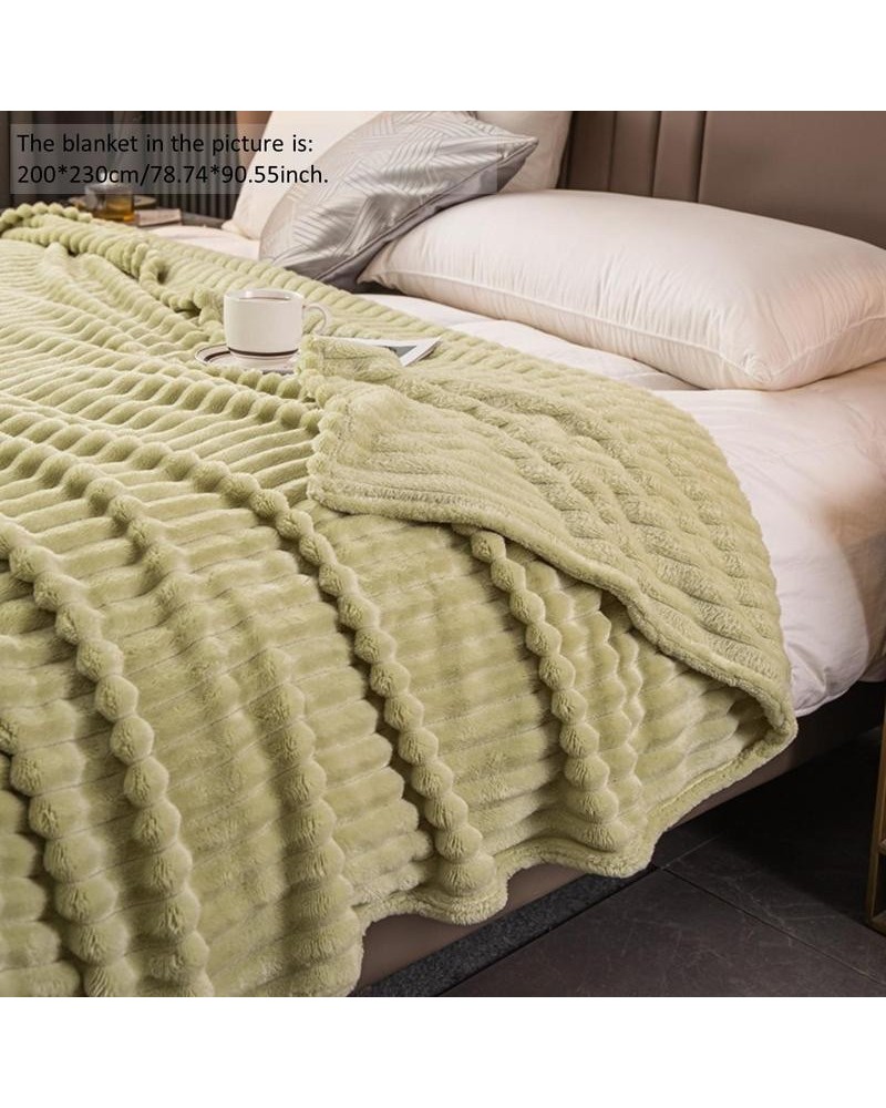 Solid Color Blanket, 1 Count Soft Comfortable Skin-friendly Warm Throw, Bedroom Refresh Decor for Bed Sofa Home Dormitory