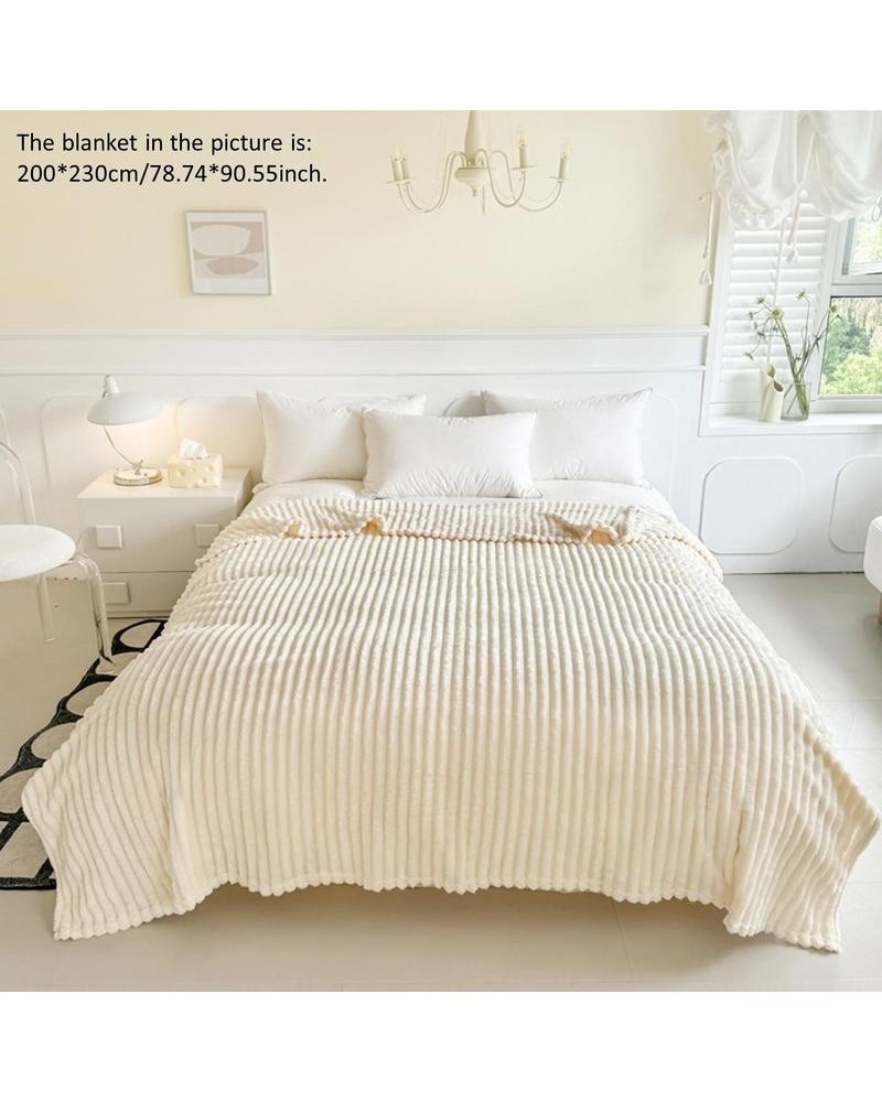 Solid Color Blanket, 1 Count Soft Comfortable Skin-friendly Warm Throw, Bedroom Refresh Decor for Bed Sofa Home Dormitory