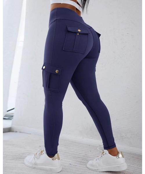Womens Butt Lifting Leggings with Flap Pockets High Waist Tummy Control Workout Cargo Leggings Yoga Pants Womens Butt Lifting Leggings with Flap Pockets High Waist Tummy Control Workout Cargo Leggings Yoga Pants