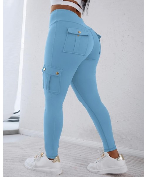 Womens Butt Lifting Leggings with Flap Pockets High Waist Tummy Control Workout Cargo Leggings Yoga Pants Womens Butt Lifting Leggings with Flap Pockets High Waist Tummy Control Workout Cargo Leggings Yoga Pants