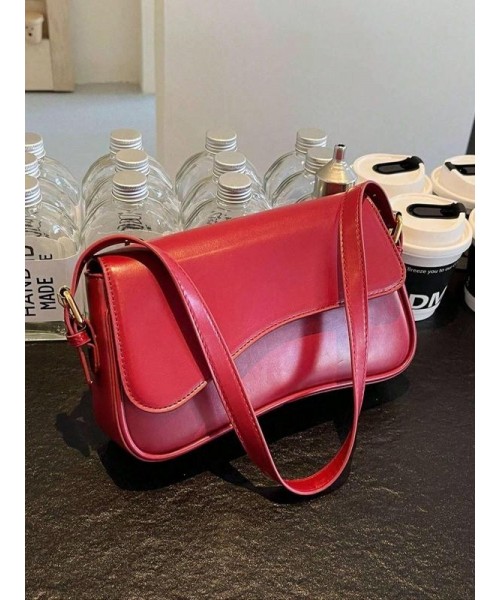 Women's Summer Outfits 2024 Plain Color Saddle Everyday Shoulder Bag & Crossbody Bag, Elegant Magnetic Closure Flap Saddle Bag for Daily & Back To School As Girlfriend Gifts, for Fall Fall Outfits