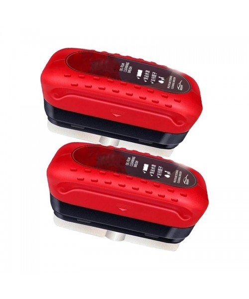 2 Pcs Automotive Oil Film CleaningBrush, Universal Glass Cleaning WipeBoard, Anti-Rain Fog Cleaning GlassBrush, improves Clarity and Visibility