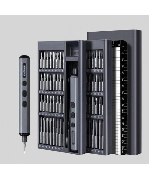 68-in-1 Electric Screwdriver Set, Magnetic & Pop-up Design Mini Electric Precision Screwdriver Set for Repairing Electronics