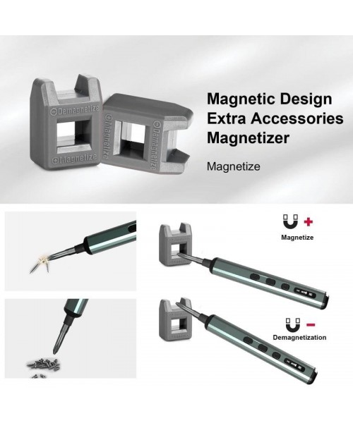 68-in-1 Electric Screwdriver Set, Magnetic & Pop-up Design Mini Electric Precision Screwdriver Set for Repairing Electronics