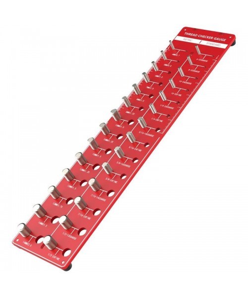 Thread Checker, 1 Count Nut and Bolt Thread Checker, Universal Bolt Size & Thread Gauge, Bolt & Nut Identification Gauge