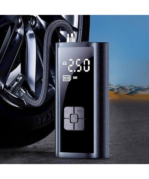 Portable Wireless Car Air Compressor, Automotive Tire Inflator, Multifunctional Electric Tire Inflator Pump for Motorcycle Bicycle AUTO Tyre Balls, Car Repair Tools