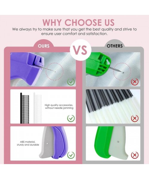 Quick Clothing Fixer, 1 Count Handheld Tag Attacher Gun with 6 Counts Needles & 1000pcs Glue Needles, Sewing Tool Kit for Retail Hang Price Fabric Garment Label Quick Clothing Fixer, 1 Count Handheld Tag Attacher Gun with 6 Counts Needles & 1000pcs Glue Needles, Sewing Tool Kit for Retail Hang Price Fabric Garment Label