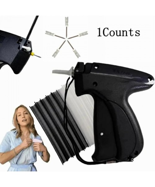 Quick Clothing Fixer, 1 Count Handheld Tag Attacher Gun with 6 Counts Needles & 1000pcs Glue Needles, Sewing Tool Kit for Retail Hang Price Fabric Garment Label Quick Clothing Fixer, 1 Count Handheld Tag Attacher Gun with 6 Counts Needles & 1000pcs Glue Needles, Sewing Tool Kit for Retail Hang Price Fabric Garment Label