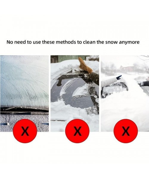 Christmas Winter Car Windshield Snow Cover, Magnetic Summer Car Windshield Sun Shade, Car Exterior Accessories for Winter & Summer, Suitable for Most Cars