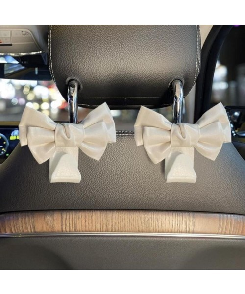 Bowknot Design Car Seat Back Hook (1 Pair), Multifunctional Car Seat Back Hook for Summer, Car Interior Accessories For Car Stowing & Tidying, Boyfriend Gift