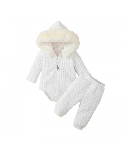 Baby Clothing Sets Girls Hooded Long Sleeve Romper and Pants Outfit Clothing Babygirl Clothes Products