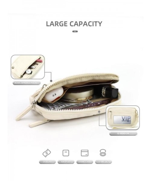 Women's Solid Color Nylon Zipper Wallet, Wallets for Women Fashionable Lightweight Waterproof Phone Wallet, Casual Versatile Wristlet for Daily Used