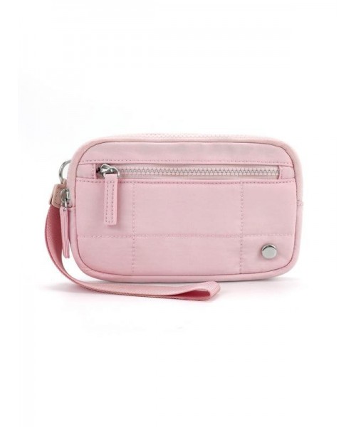Women's Solid Color Nylon Zipper Wallet, Wallets for Women Fashionable Lightweight Waterproof Phone Wallet, Casual Versatile Wristlet for Daily Used