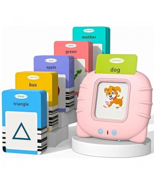 1 Piece Early Education Learning Device with 112pcs English Card, Flash Card Talking Toy