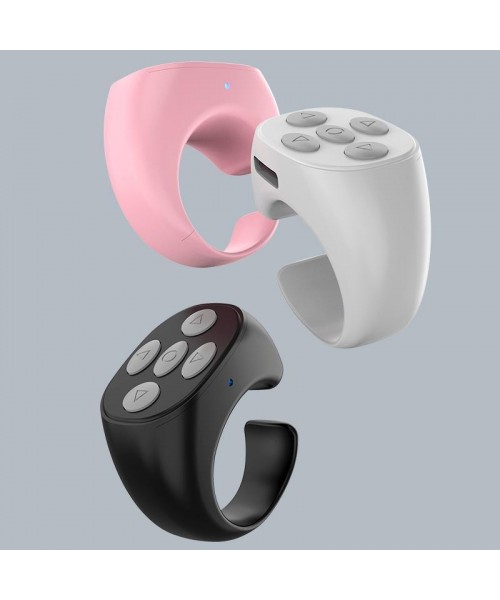 Wireless Remote Control Ring, Selfie Video Controller for Phone, Automatic Page Turner for Various APP, Mobile Remote Control, Selfie Accessories
